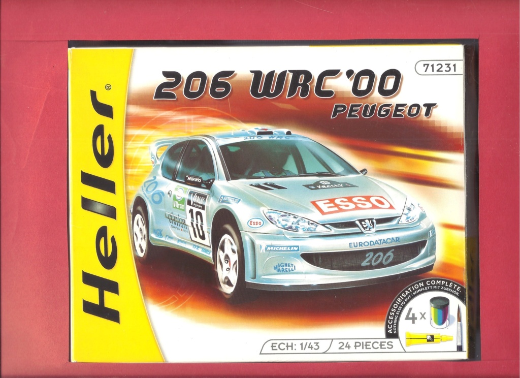 PEUGEOT 206 WRC Tour de CORSE 2000 1/43ème Réf 71231  Hell5174