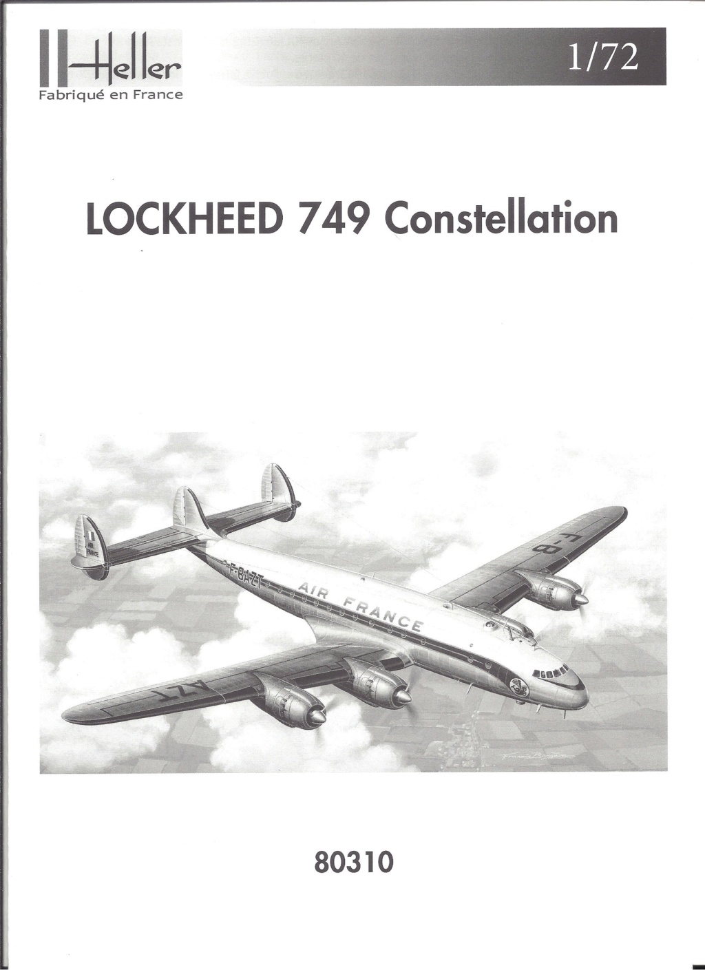 LOCKHEED L-749 CONSTELLATION 1/72ème Réf 80310 Helle631