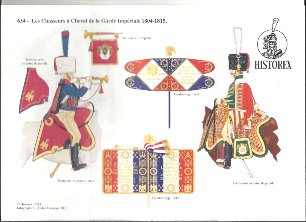 [HISTOREX] 1er Régiment de Chasseurs à cheval de la Garde Impérial 1804 - 1815 Trompette 1/30ème Réf 30010 Histo105