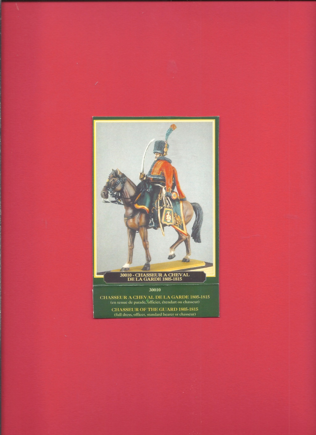 [HISTOREX] Régiment des Chasseurs à cheval de la Garde Impérial 1804 - 1815 1/30ème Réf 30010 Histo190