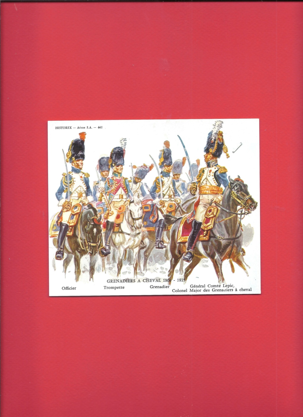 [HISTOREX] Régiment des Grenadiers à cheval de la Garde Impériale 1804 - 1815 1/30ème Réf 30013 Histo204