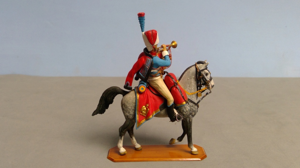 [HISTOREX] 1er Régiment de Chasseurs à cheval de la Garde Impérial 1804 - 1815 Trompette 1/30ème Réf 30010 Histo699