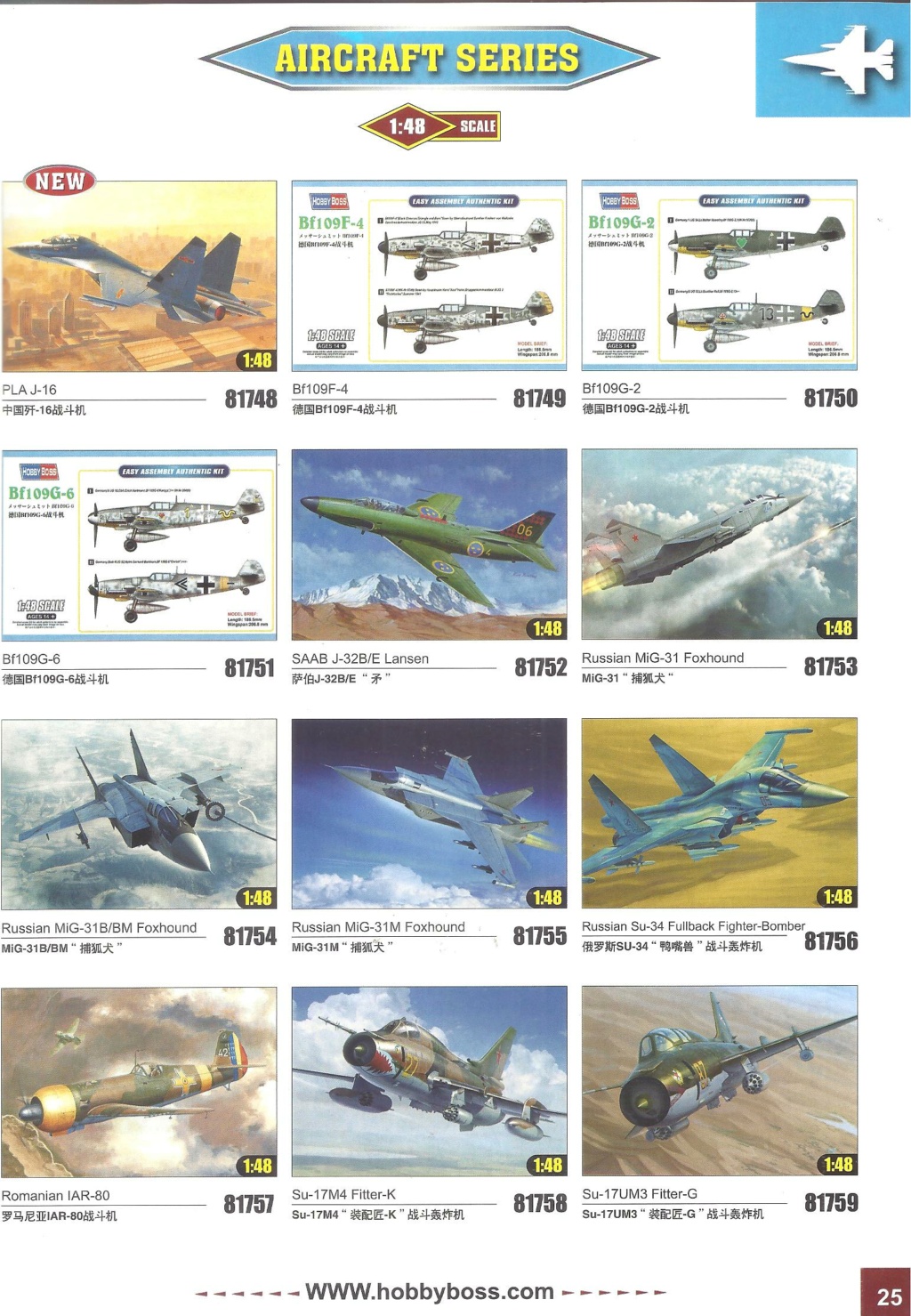 [HOBBYBOSS 2018] Catalogue 2018 Hobby262