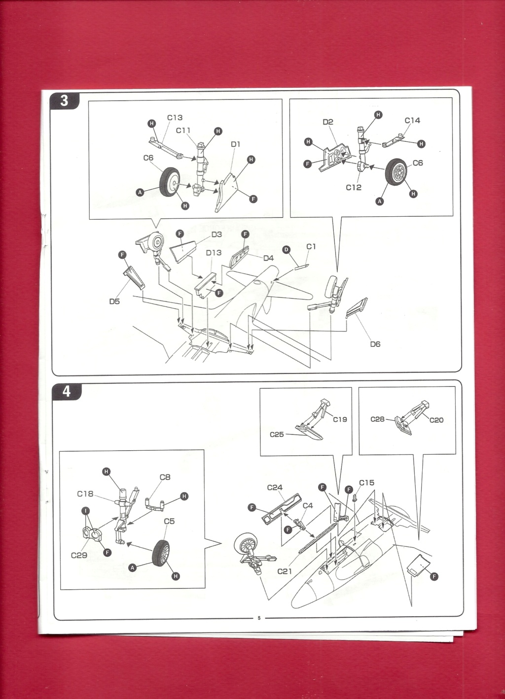 [ITALERI] LOCKHEED T 33 A SHOOTING STAR 1/72ème Réf 1444 Notice Ital1894