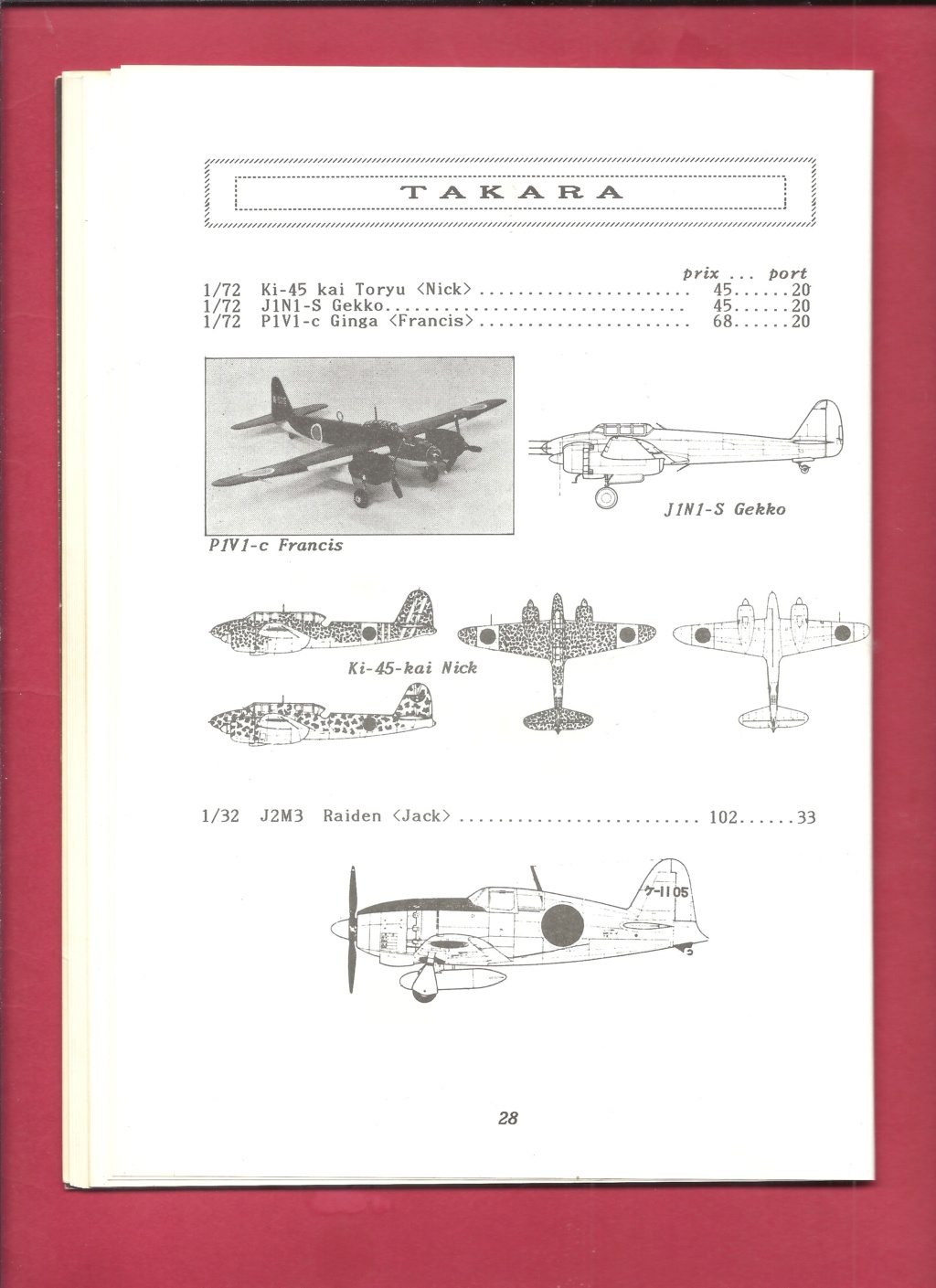 [Magasin K & T 1986] Catalogue 1986 n°3 ARII, BANDAI, FUJIMI, GUNZE SANGYO, HASEGAWA, LS, NICHIMO, SUNNY, TAKARA, TAMIYA, TOMY, AIR WORLD, FAMOUS AIRCRAFT OF THE WORLD, KOKU FAN, MARU MECHANIC & MODEL ART   Magasi61