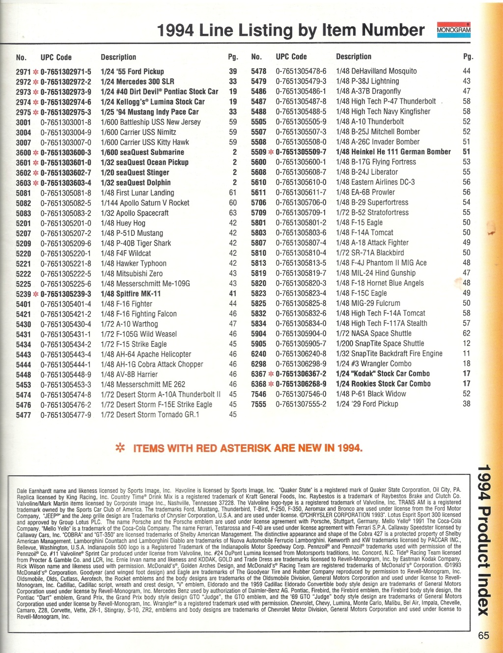 [MONOGRAM 1994] Catalogue 1994 Monog411