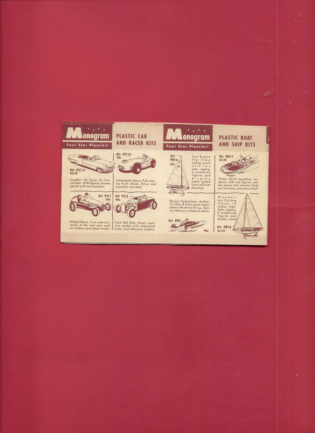 [MONOGRAM 1958] Mini catalogue 1958  Monog585
