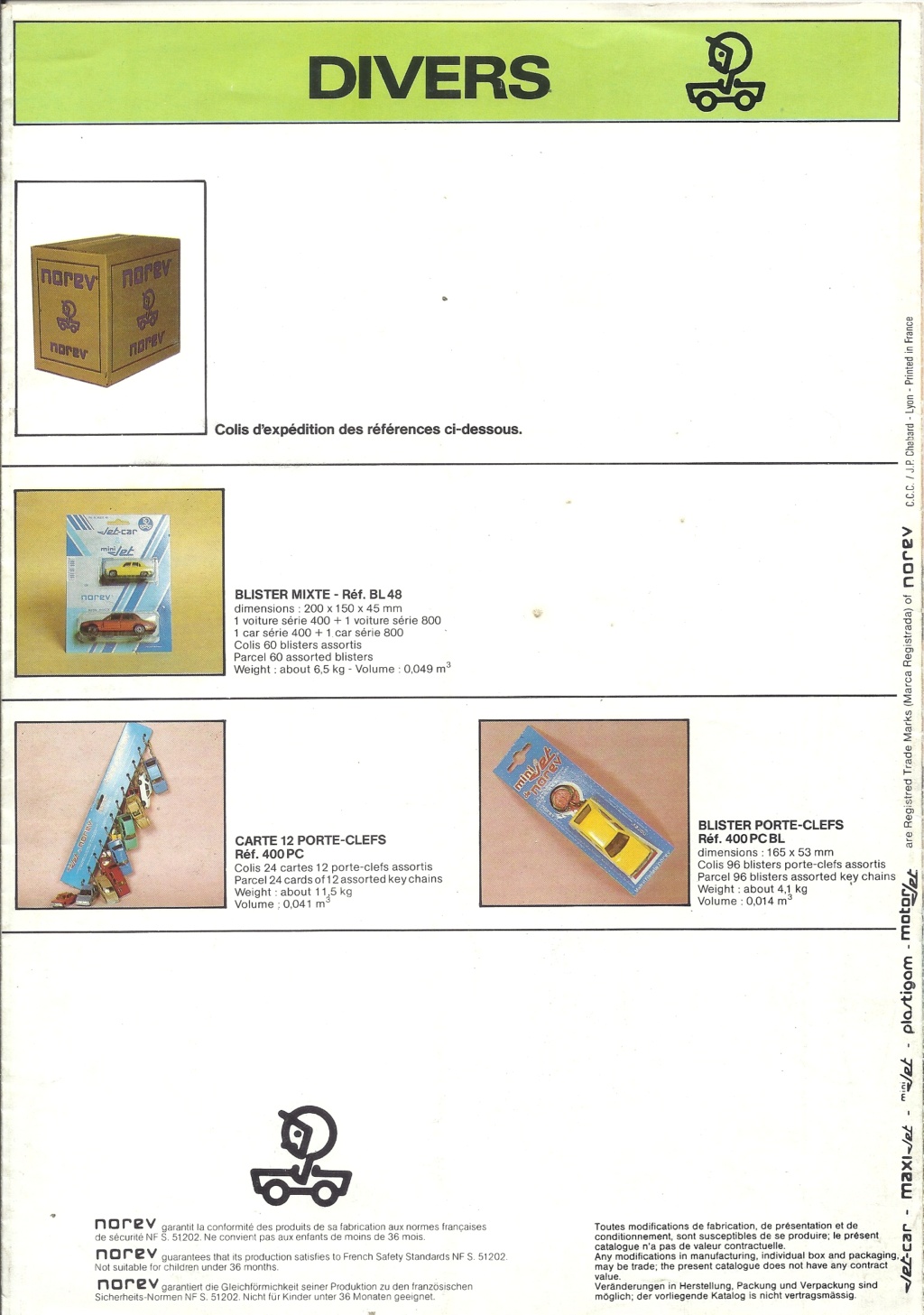 [NOREV 1984] Catalogue JET CAR 1984 Nore1258