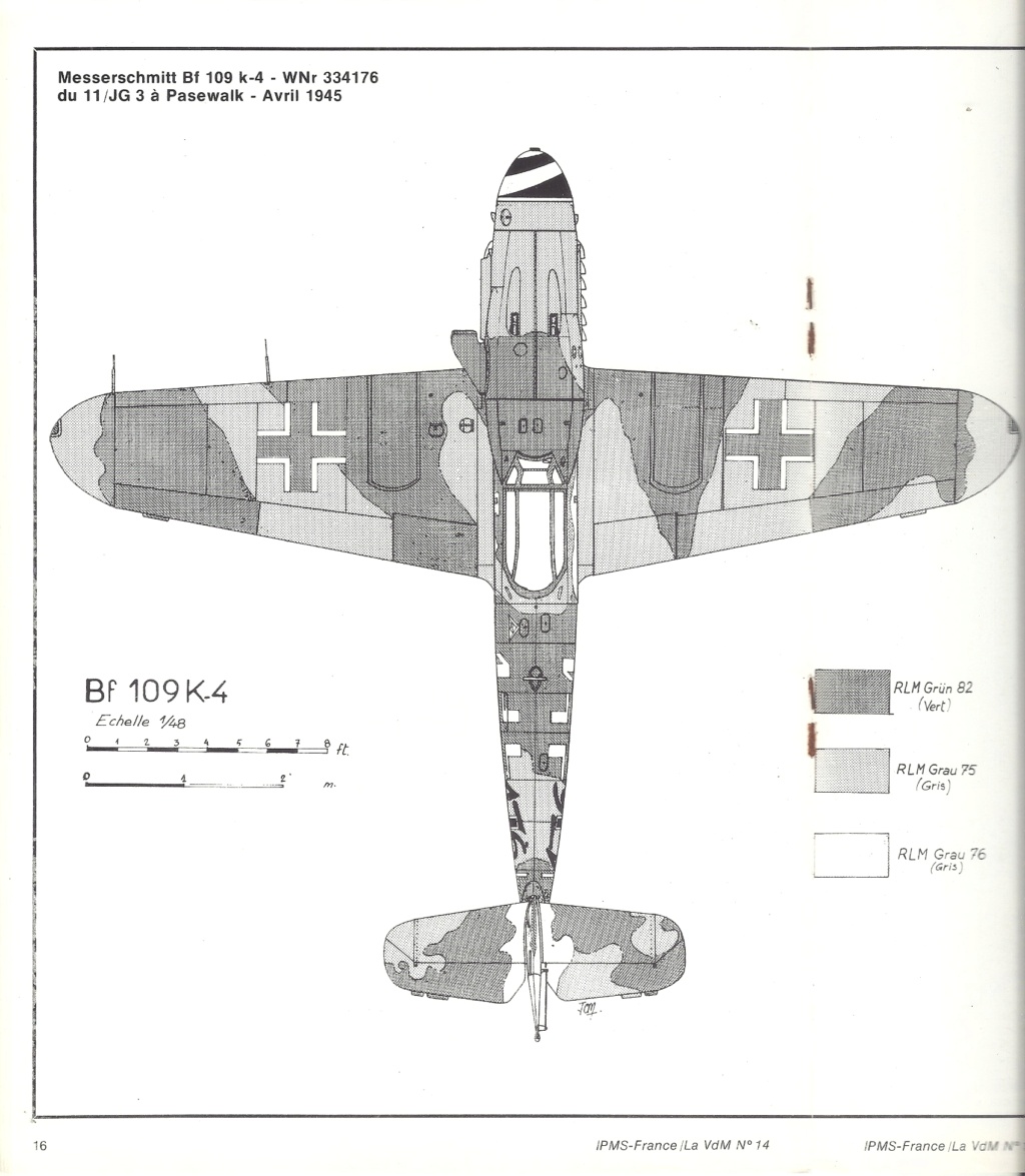 [REVELL] MESSERSCHMITT Bf 109 K-4, Mtt-AG Réf H33 Numzo636