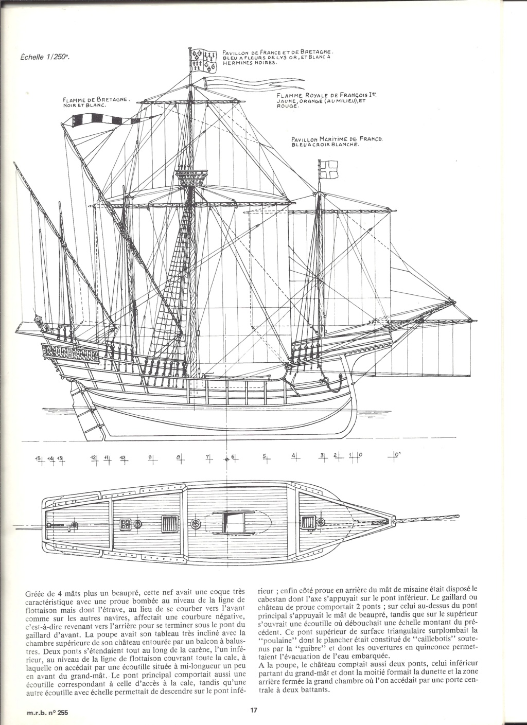 Nef la GRANDE HERMINE 1/150ème Réf 841 - Page 4 Numzor22