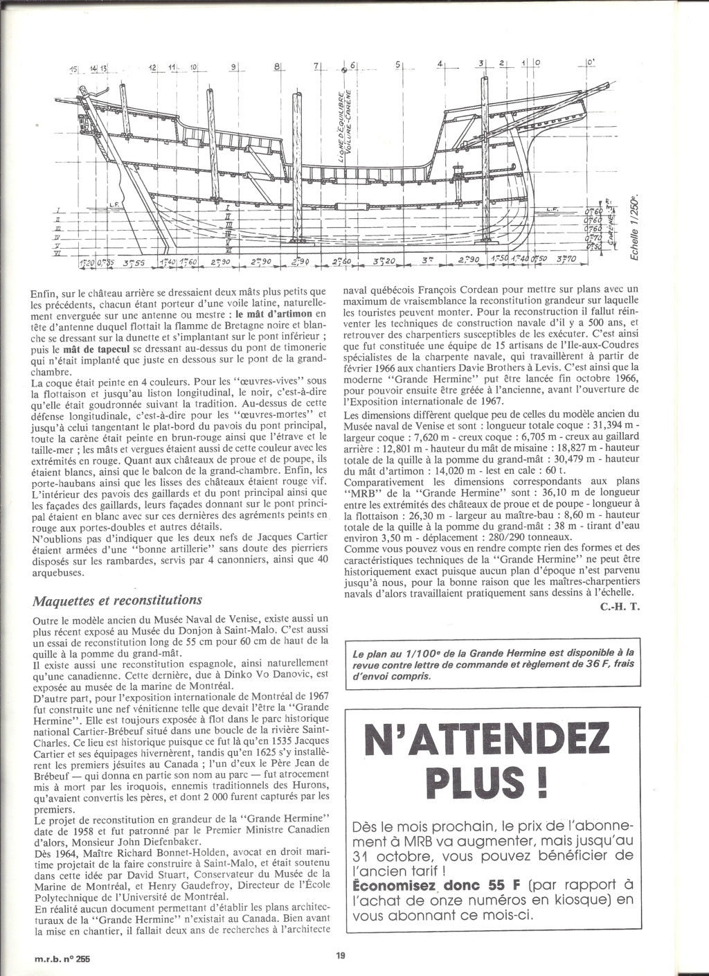 Nef la GRANDE HERMINE 1/150ème Réf 841 - Page 4 Numzor25