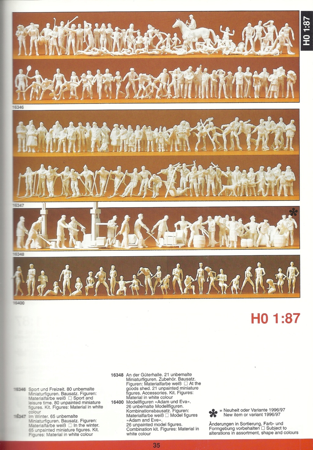 preiser - [PREISER 1996] Catalogue K22 1996 Preis925