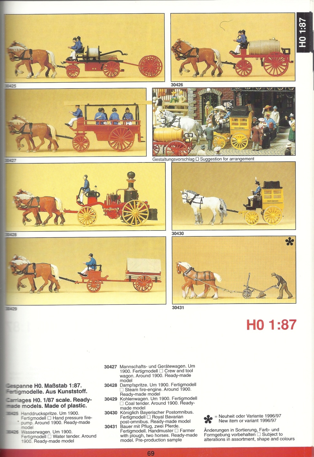 preiser - [PREISER 1996] Catalogue K22 1996 Preis960