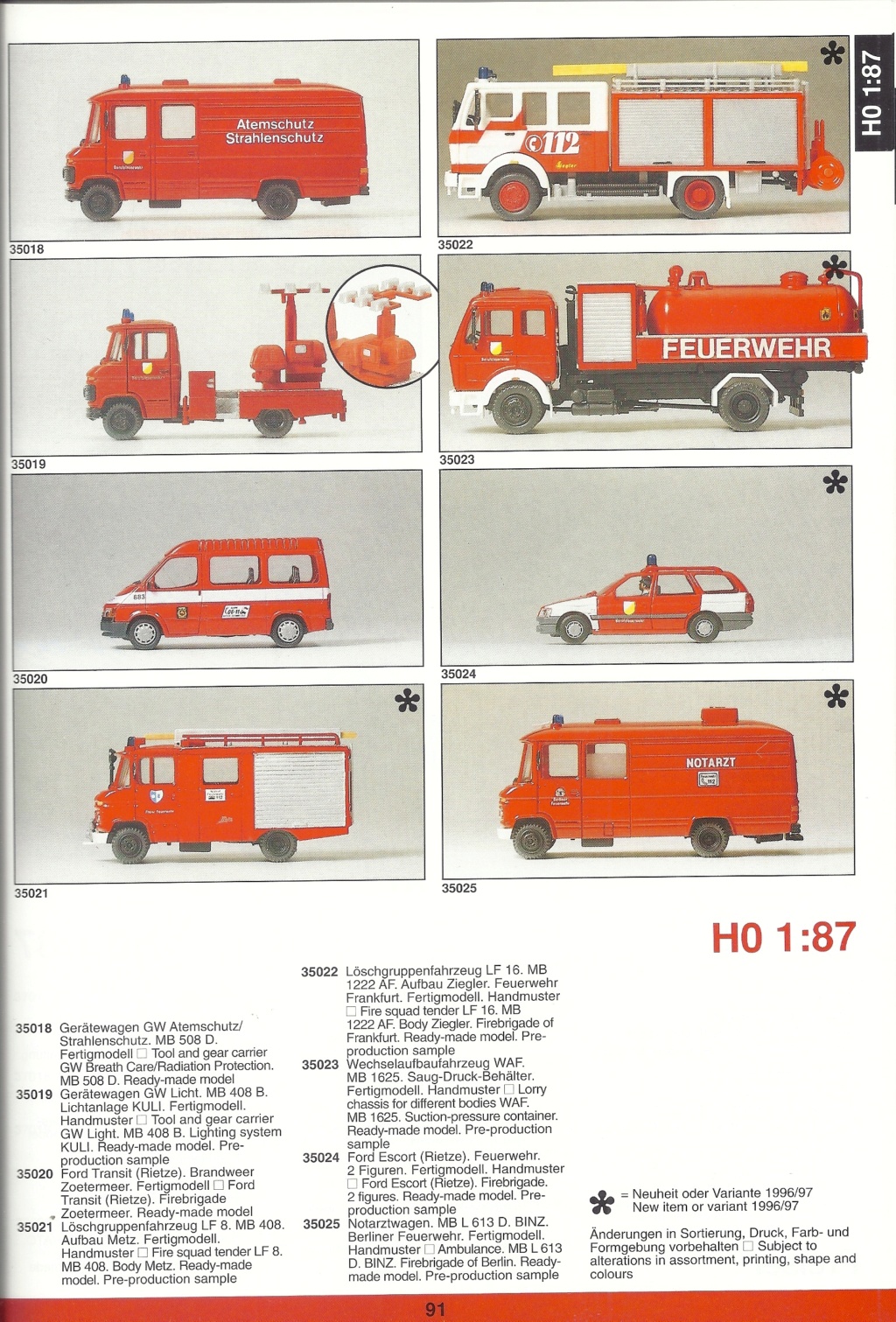 preiser - [PREISER 1996] Catalogue K22 1996 Preis980