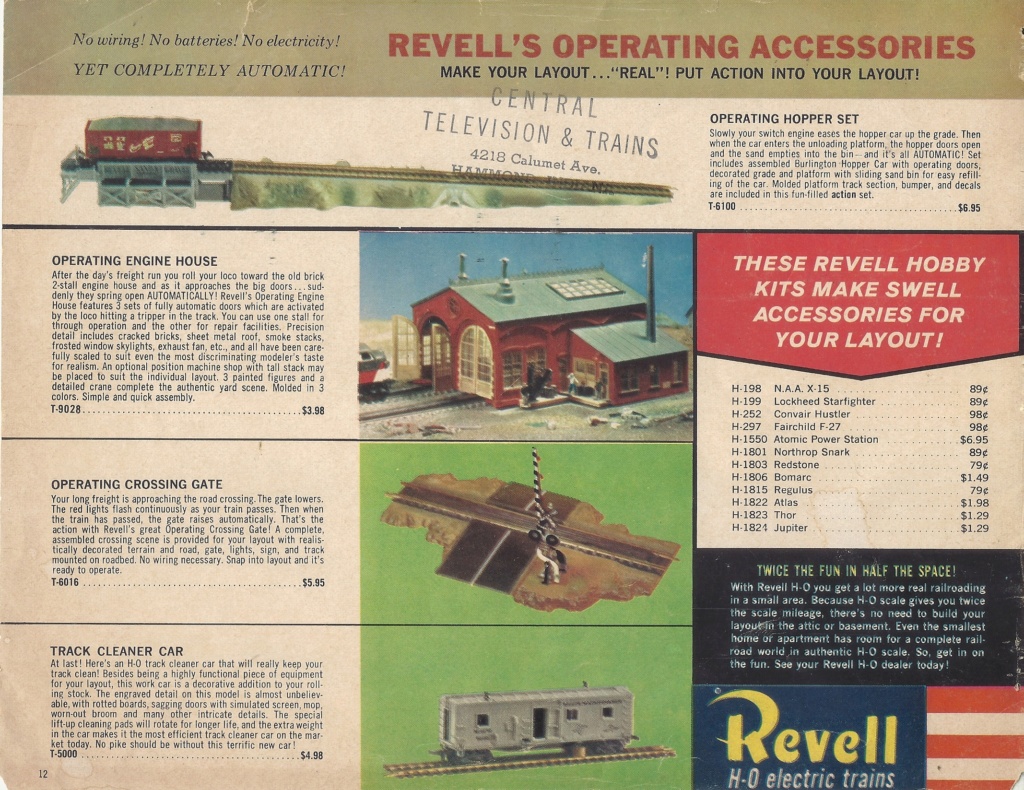 [REVELL US 1959] Catalogue train HO 1959 Reve4976