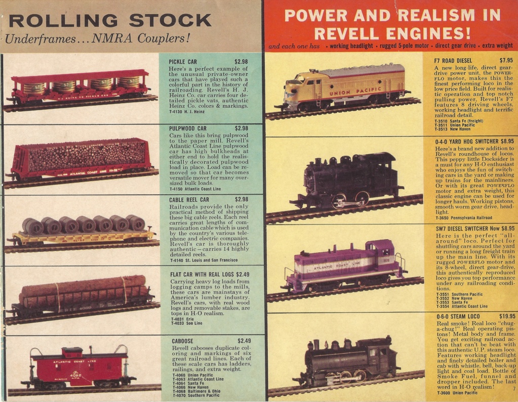 [REVELL US 1959] Catalogue train HO 1959 Reve4977