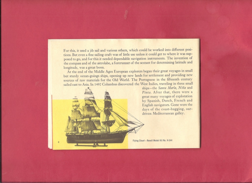 [REVELL 1959] Catalogue THE STORY OF THE SHIPS 1959  Revel282