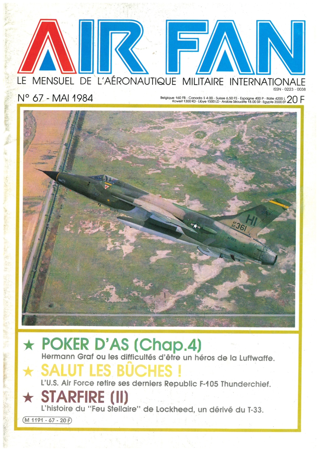 LOCKHEED F 94 B STARFIRE Réf 302  Revue219