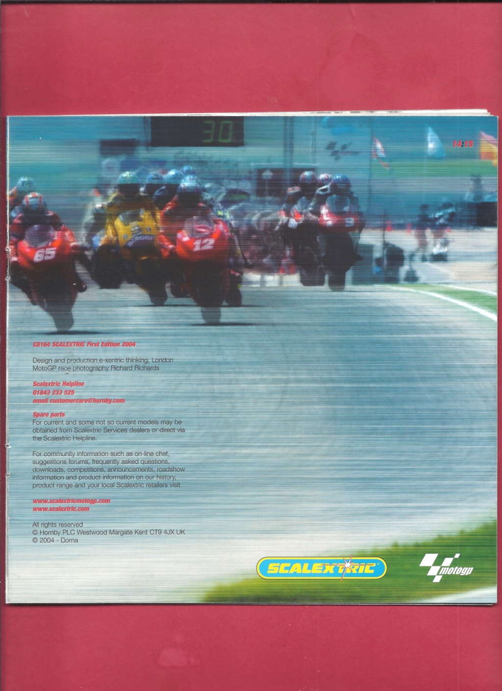 [SCALEXTRIC 2004] Catalogue MOTO GP 2004 1ère édition Scale228