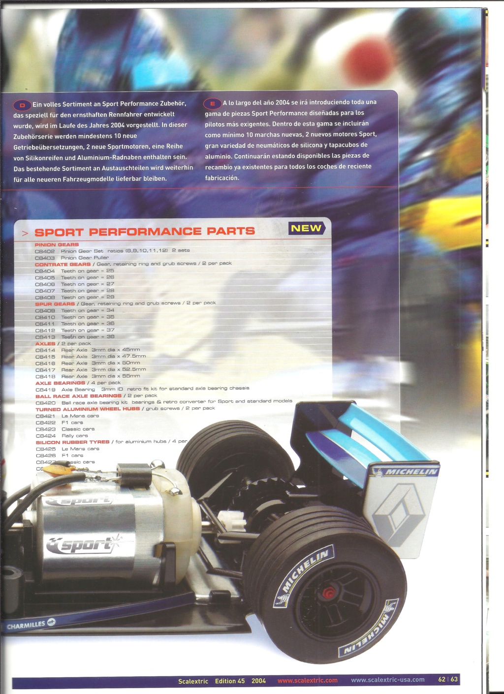 [SCALEXTRIC 2004] Catalogue 2004 45ème édition Scale297