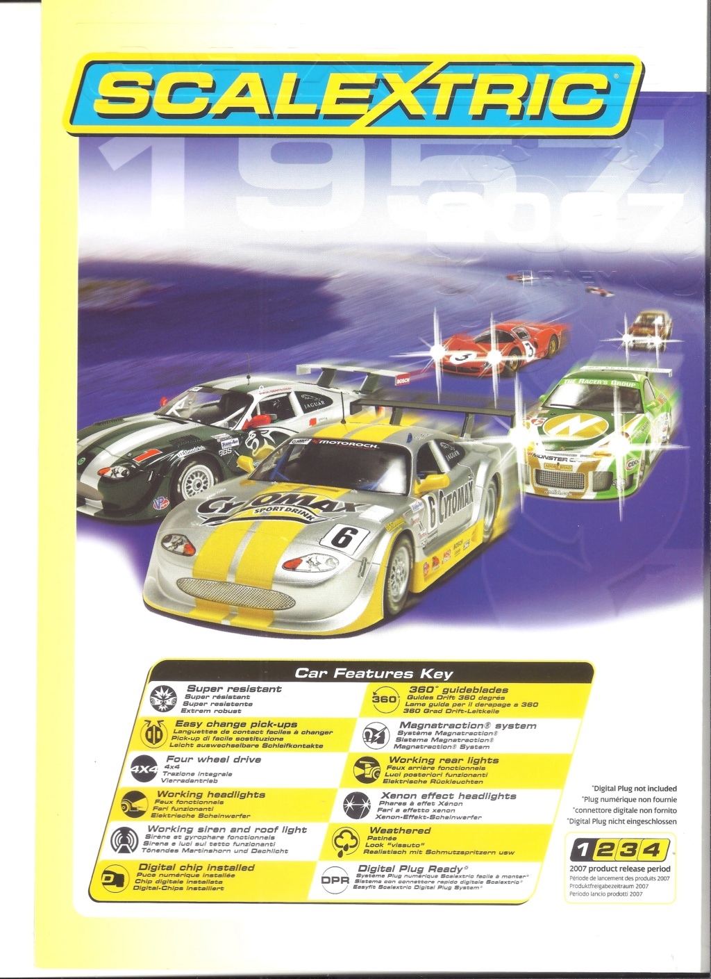 [SCALEXTRIC 2007] Catalogue 2007 48ème édition 50ème anniversaire Scale408