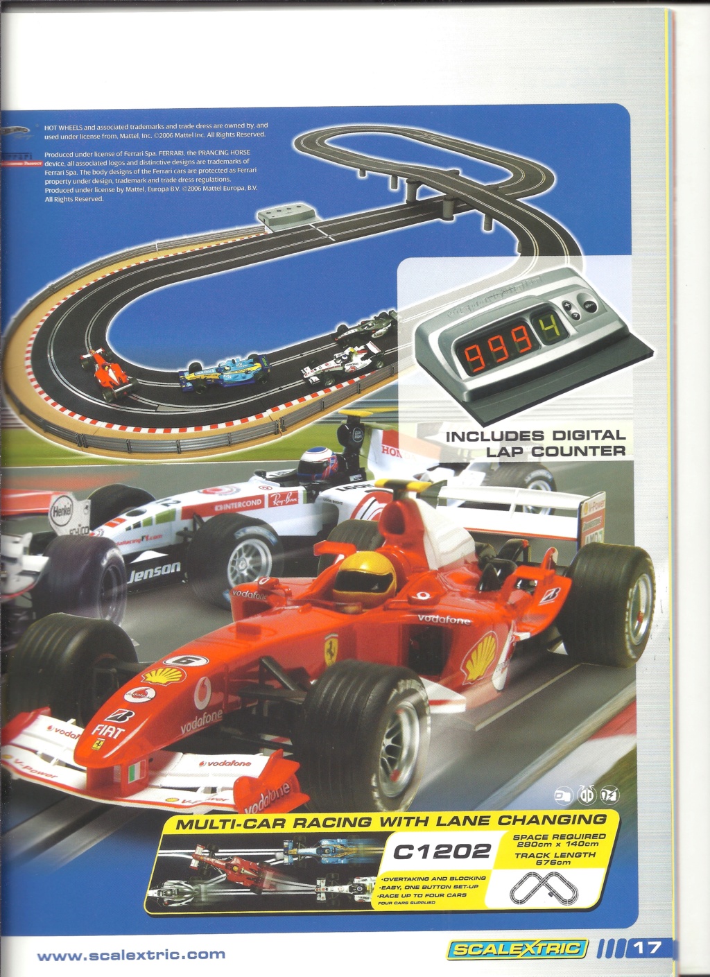 [SCALEXTRIC 2007] Catalogue 2007 48ème édition 50ème anniversaire Scale424