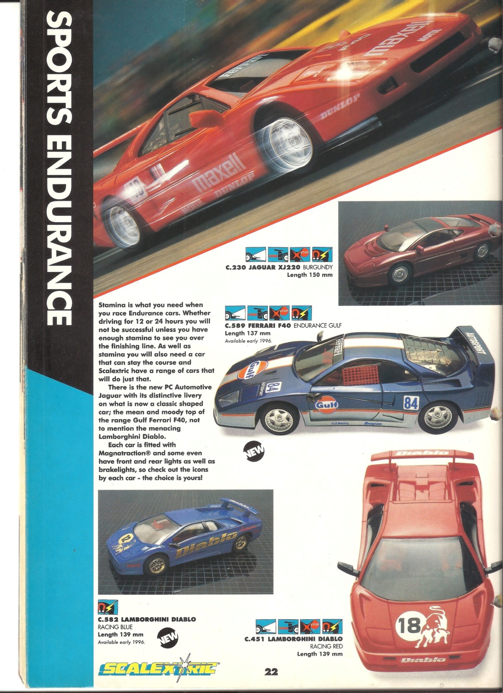 [SCALEXTRIC 1996] Catalogue 1996 37ème édition Scalex33