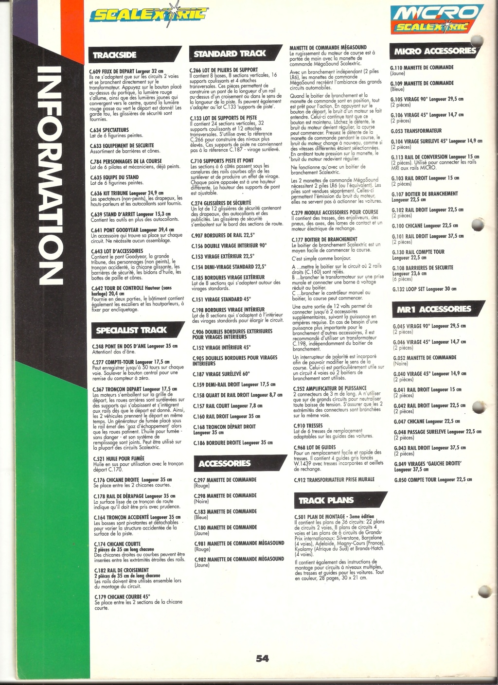 [SCALEXTRIC 1996] Catalogue 1996 37ème édition Scalex66
