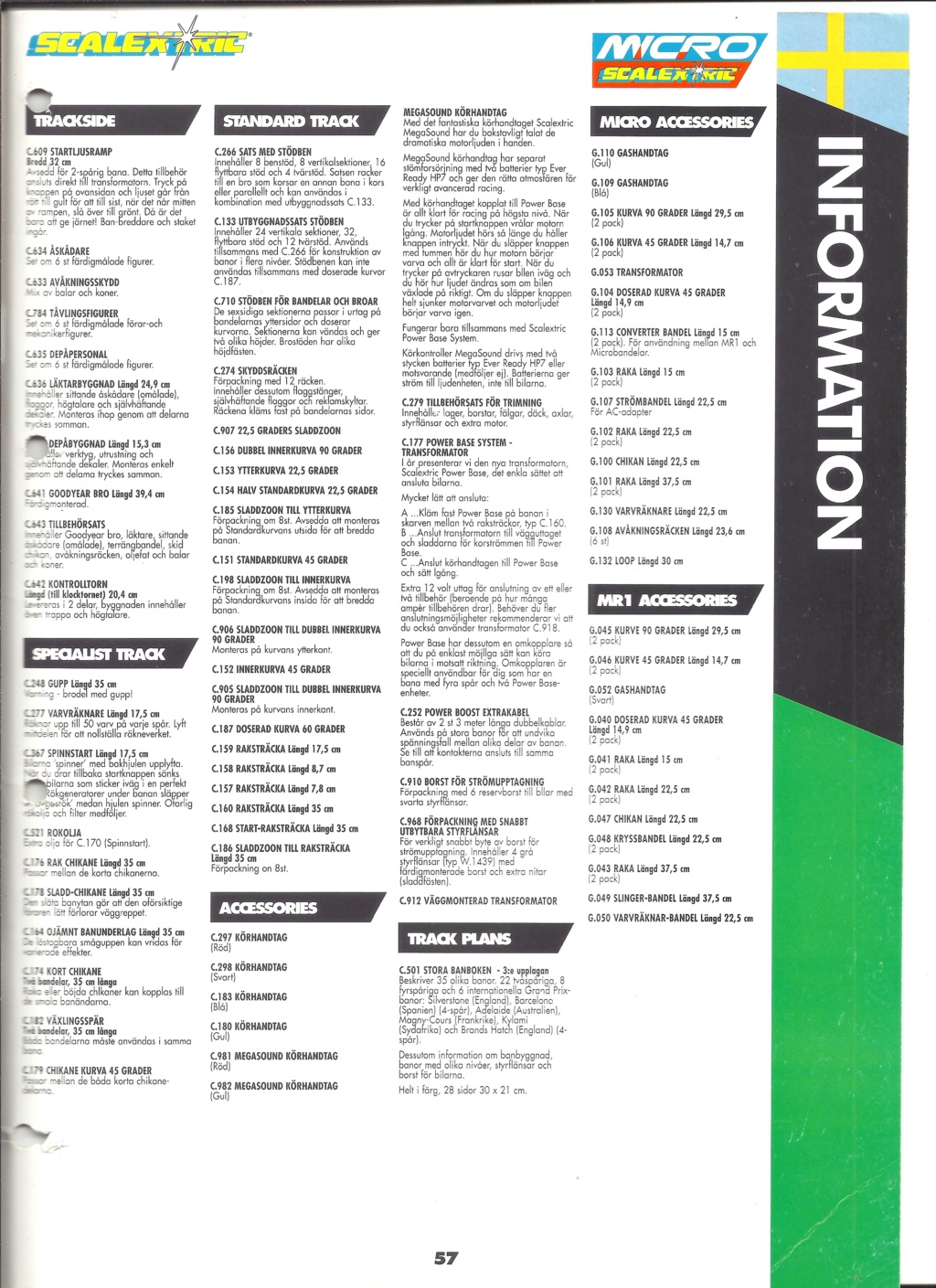 [SCALEXTRIC 1996] Catalogue 1996 37ème édition Scalex67