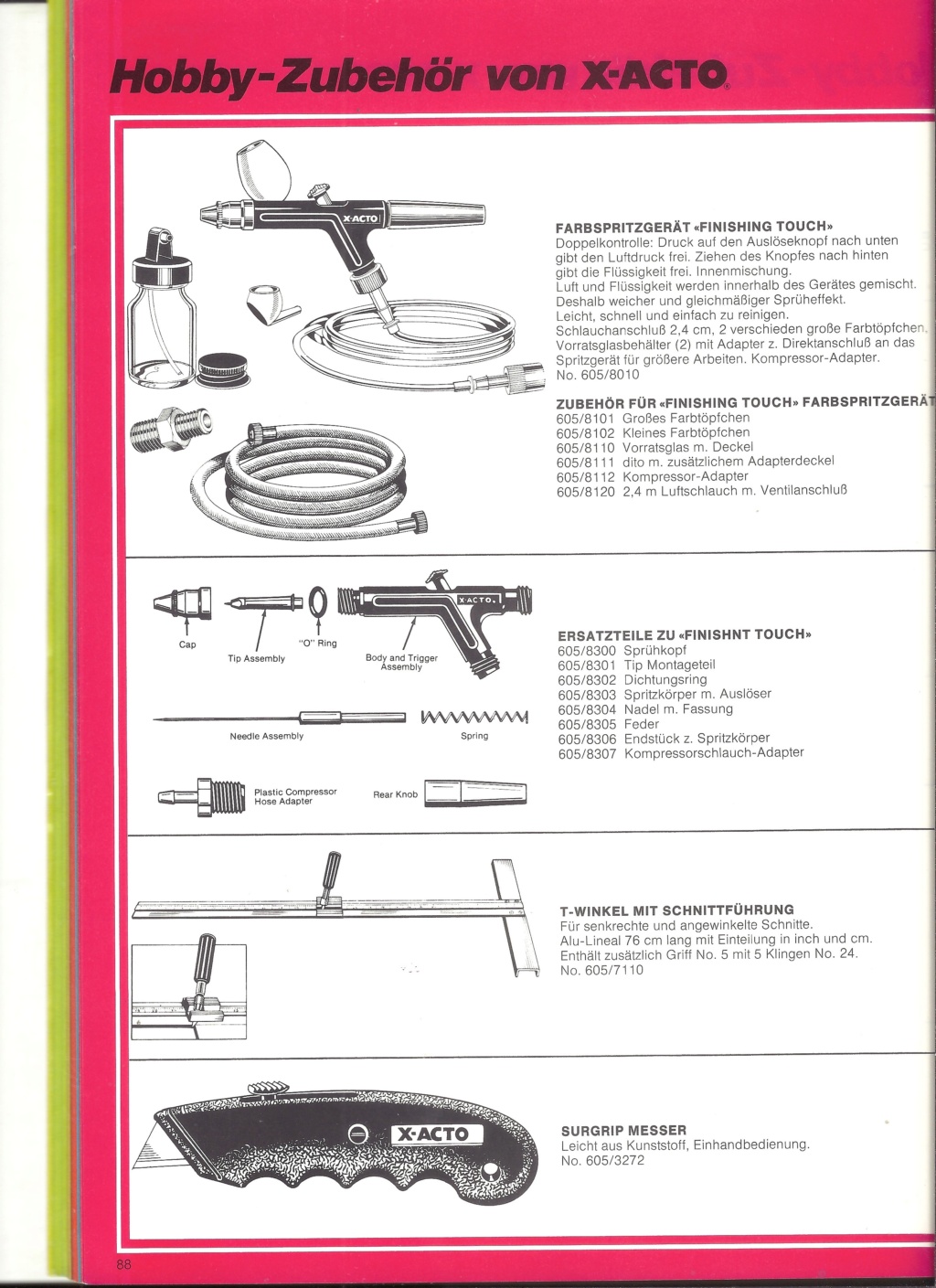 [SCHREIBER 1983] Catalogue 1983 11ème édition Importateur COMO, HUMBROL, IMAI, KSM MIDORI, LS, MITSUWA, NICHIMO, NITTO, OTAKI, POCHER, UNION, X ACTO, ... Schrei99