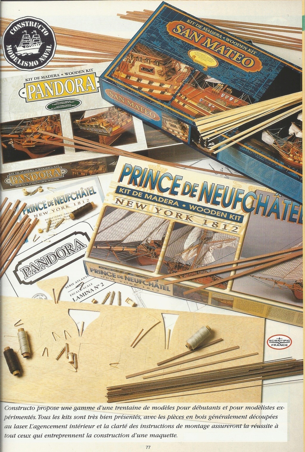 [SCIENTIFIC FRANCE 1998] Catalogue n°21 BATEAUX 1998  Scien111