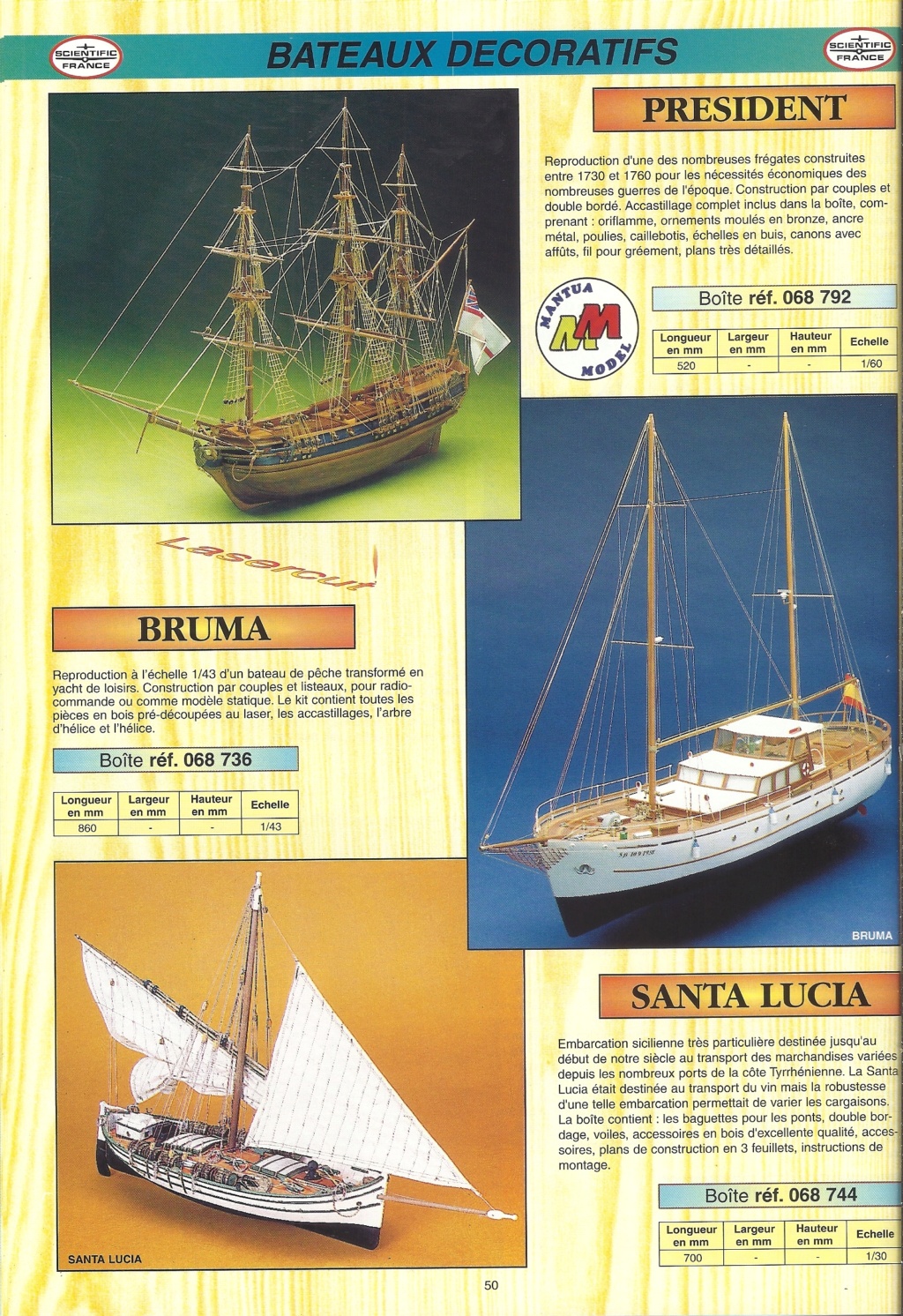 [SCIENTIFIC FRANCE 1998] Catalogue n°21 BATEAUX 1998  Scient85