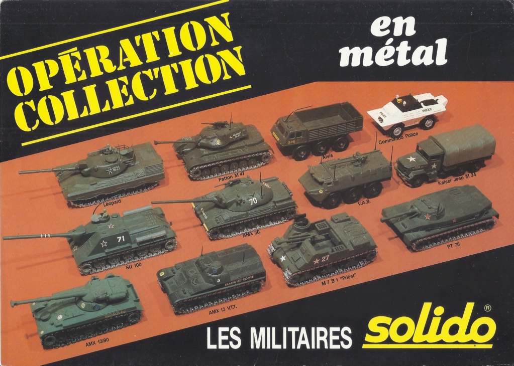 [SOLIDO 1976] Plaquette Opération collection gamme militaire 1976 Soli1753
