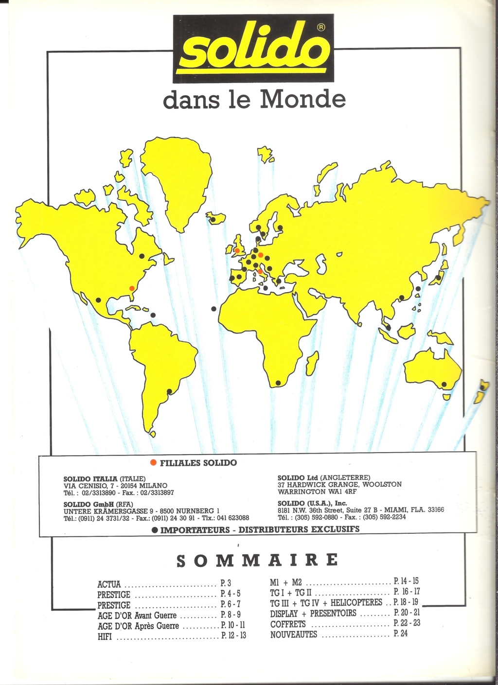 [SOLIDO 1990] Catalogue détaillant salon du jouets 1990 Solid553