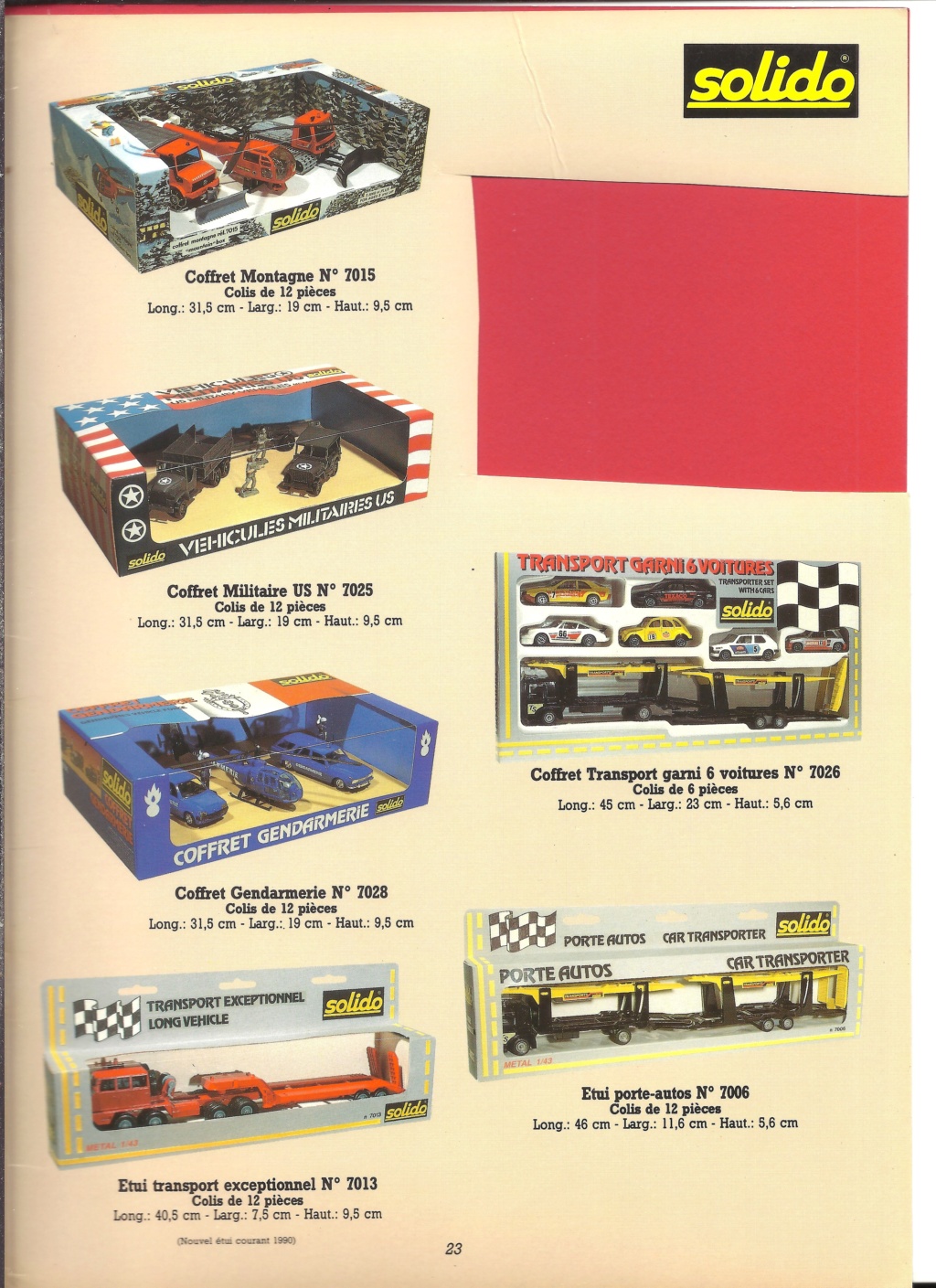 [SOLIDO 1990] Catalogue détaillant salon du jouets 1990 Solid573