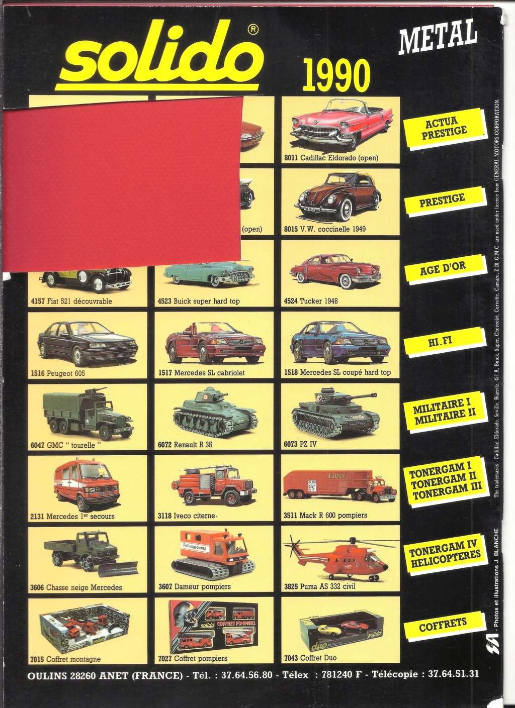 [SOLIDO 1990] Catalogue détaillant salon du jouets 1990 Solid574