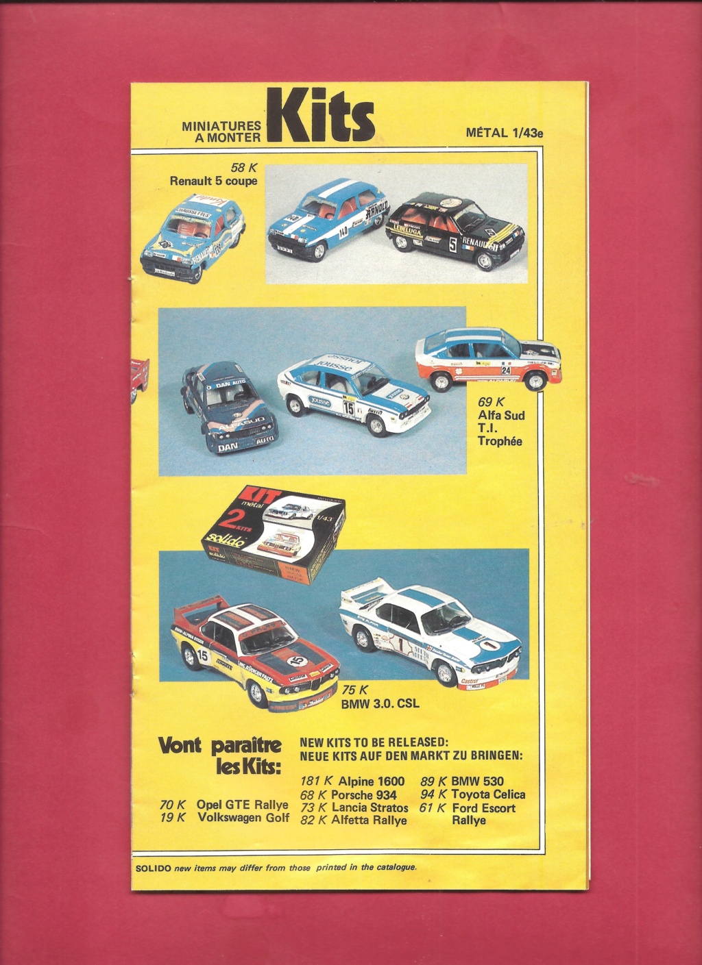 [SOLIDO 1979] Catalogue nouveautés 1979  Solido88