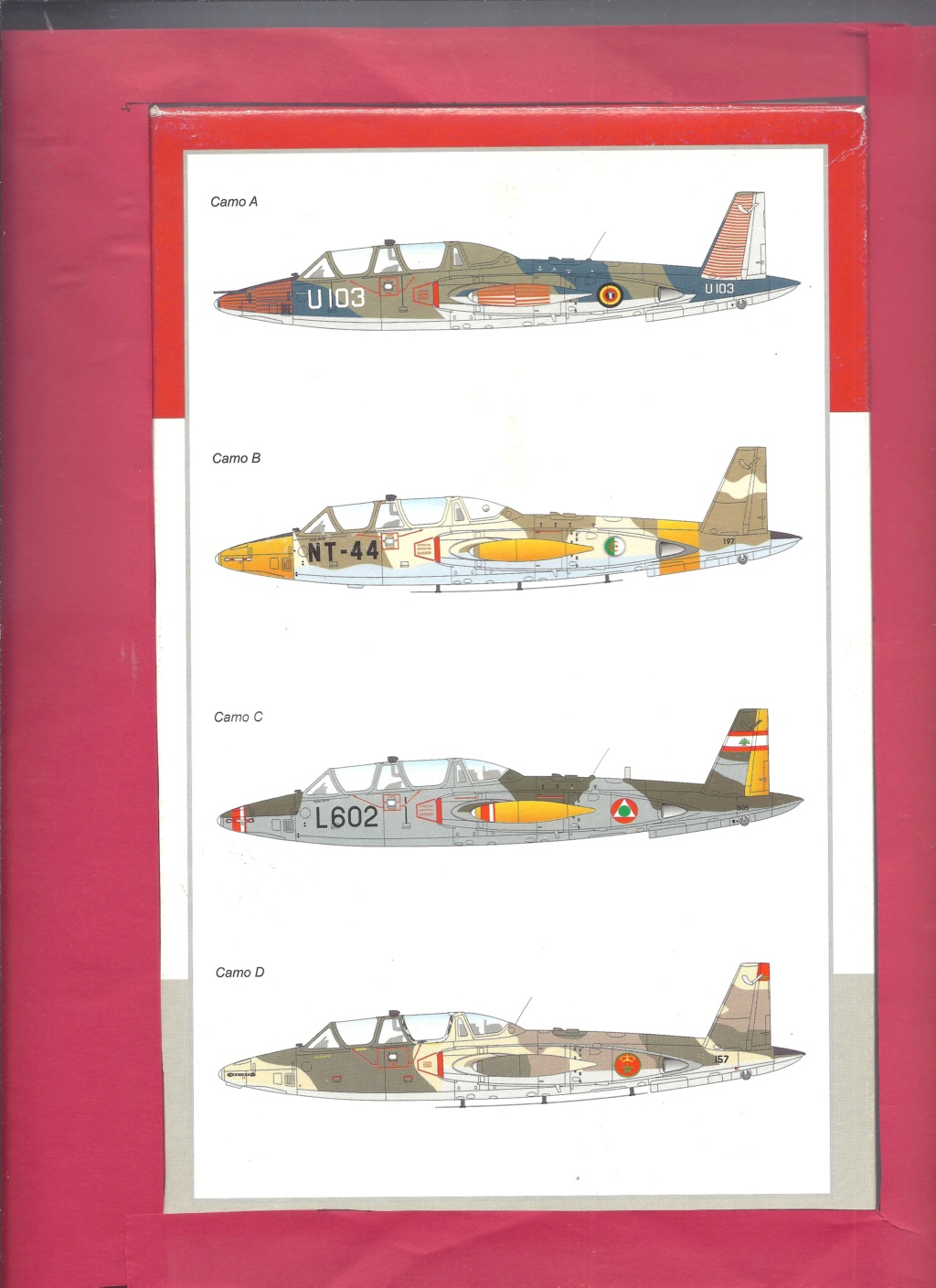 [SPECIAL HOBBY] FOUGA CM 170 MAGISTER 1/72ème Réf SH72284 Specia12