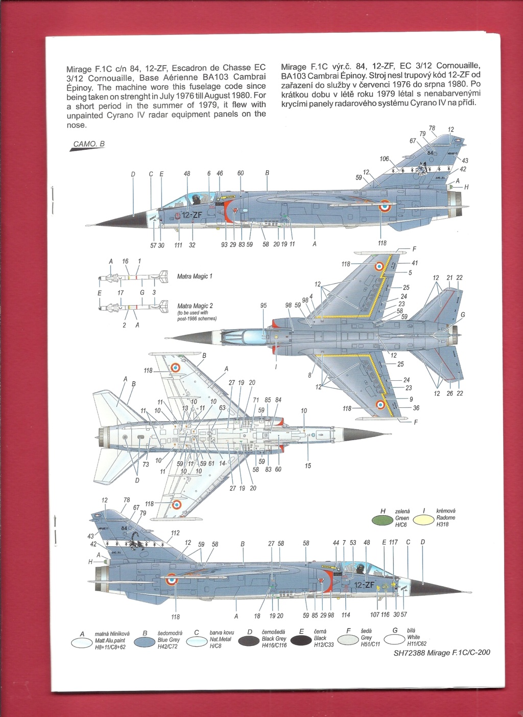 [SPECIAL HOBBY]  DASSAULT MIRAGE F1 C - C 200 1/72ème Réf SH72388 Specia52