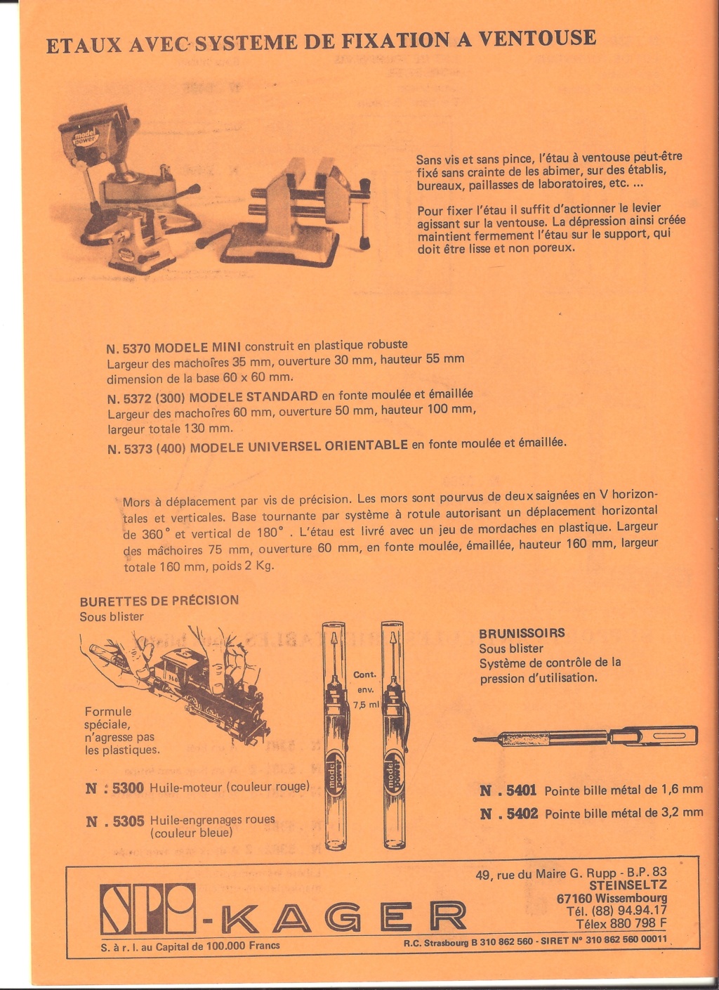 [SPI KAGER 1986] Catalogue JO-HAN, BADGER, MODEL POWER, MPC 1986  Spi_ka30