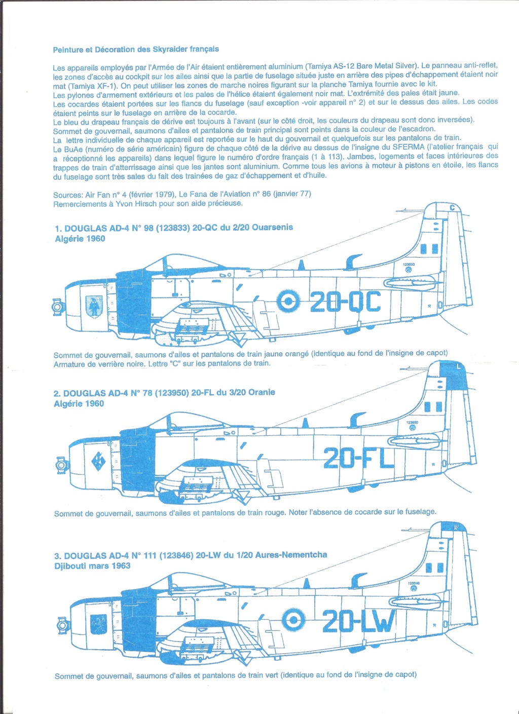 [TAMIYA] DOUGLAS A-1H SKYRAIDER 1/48ème Réf 61058F série limitée Tami1051