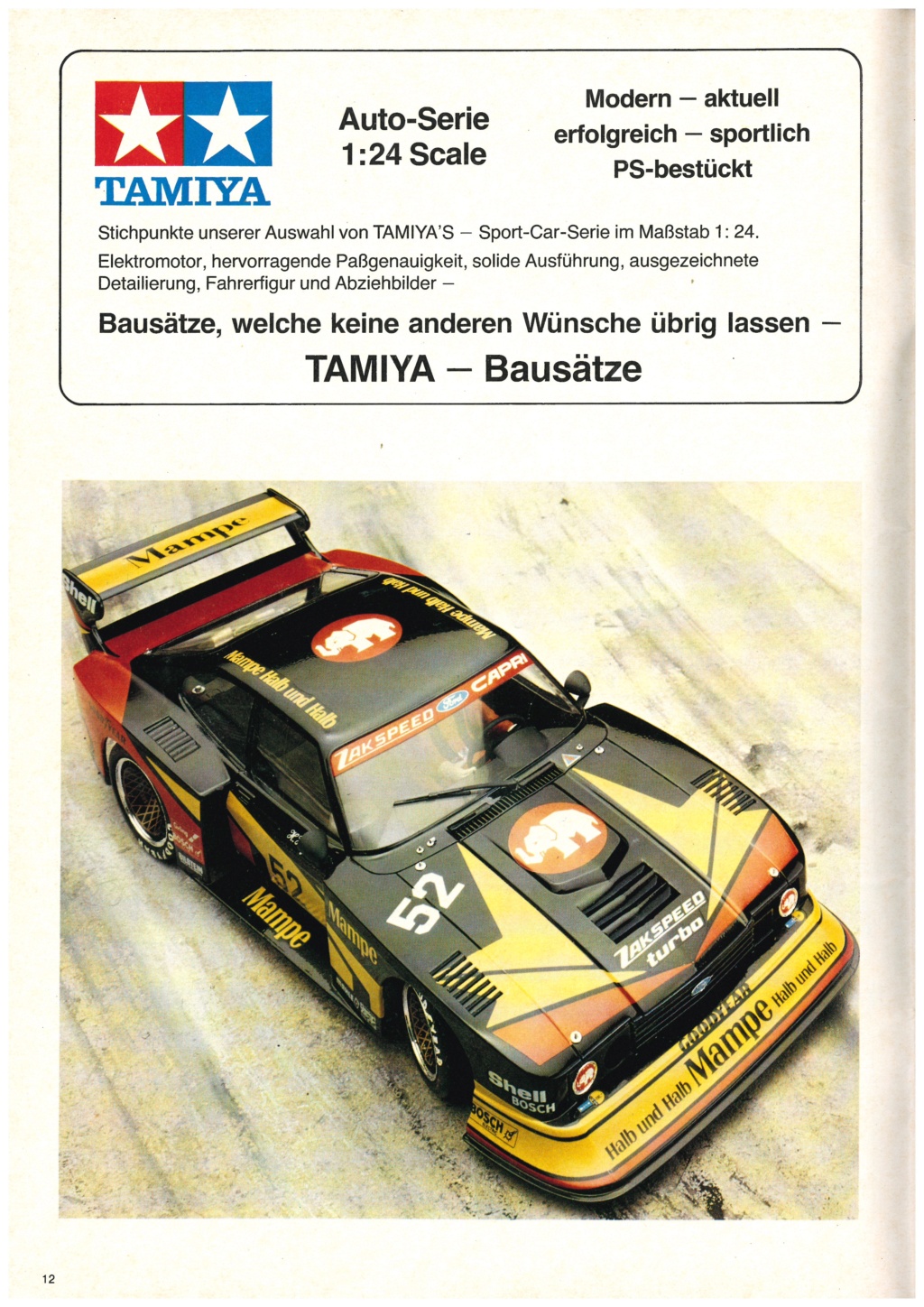 [TAMIYA HEINZ BEHRINGER 1982] Catalogue allemand importateur HEINZ BEHRINGER 1982 Tami3271