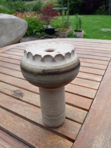 Maker id and function for this - pillar candle holder? - marked H 20200716