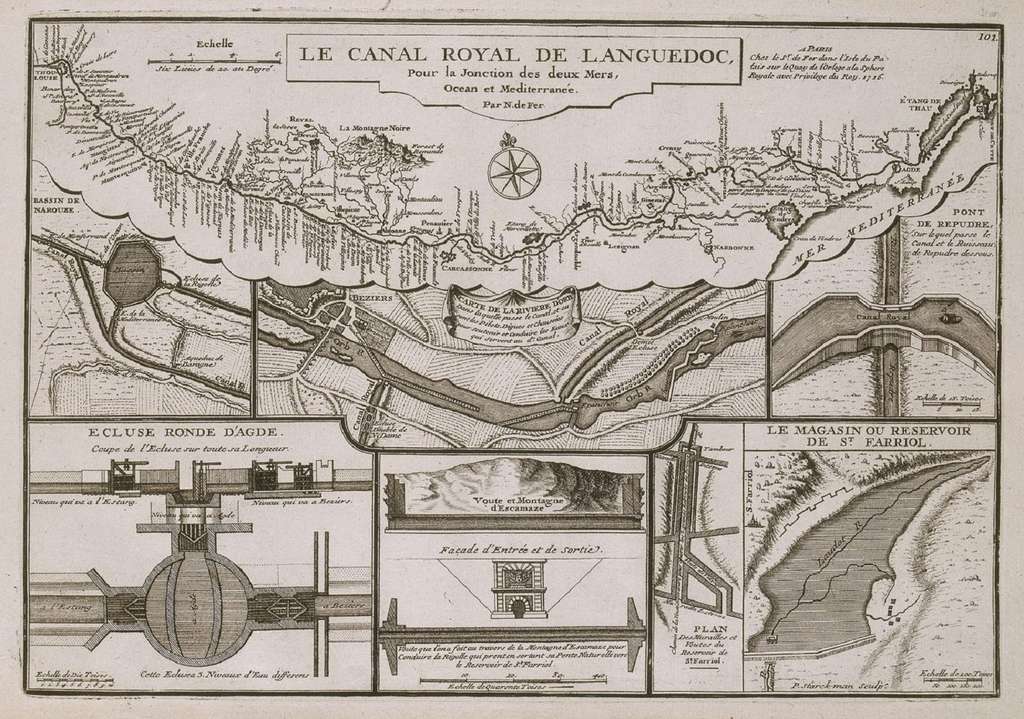 29 juillet 1666: Construction du canal du Midi 98353e10