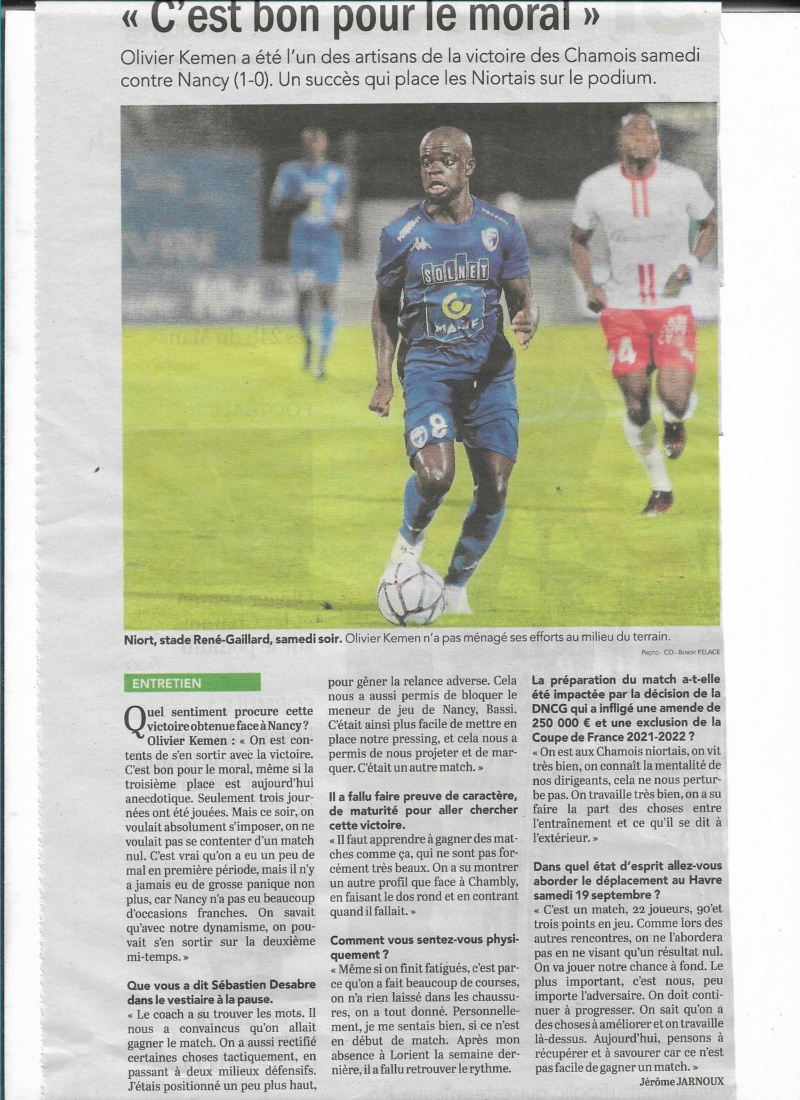 J3 - Chamois Niortais FC 1 - 0 AS Nancy Lorraine - 12/09/2020 - Page 2 Image_10