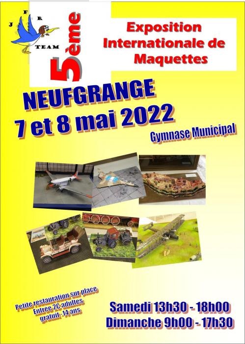 Expo JFR Team à Neufgrange (57) - 7 et 8 mai 2022 Affich10