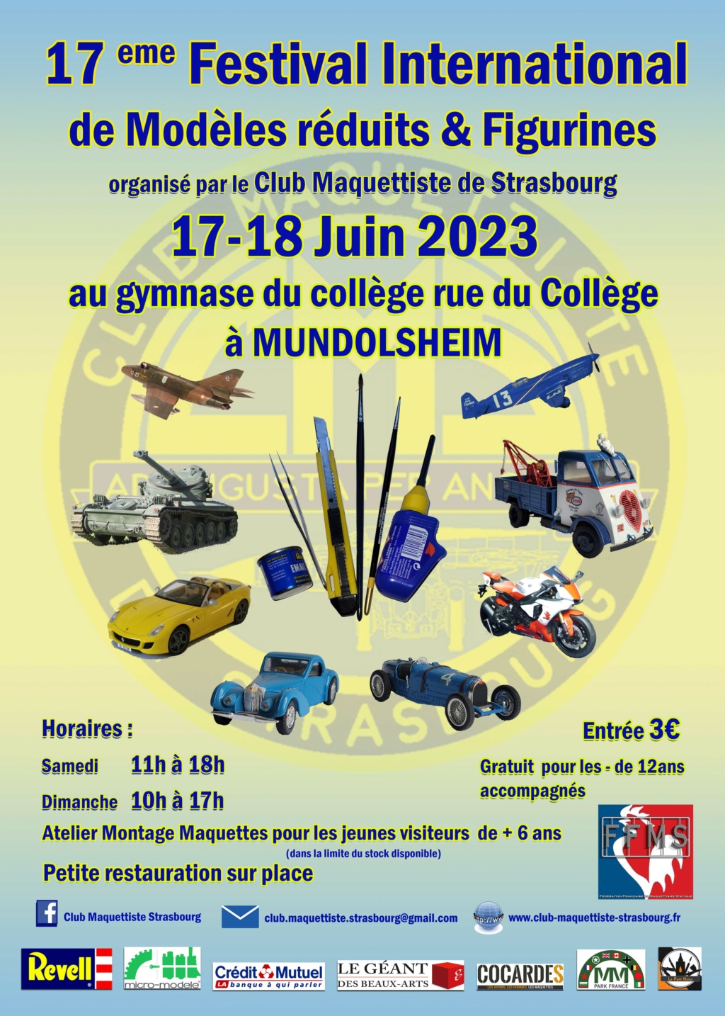 Exposition du C.M.S. (Club Maquettiste de Strasbourg) les 17et 18 juin 2023 Affich11