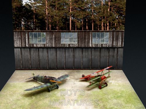 [Noy's Miniatures] Ensemble de hangars de chasseurs modernes Nm720110