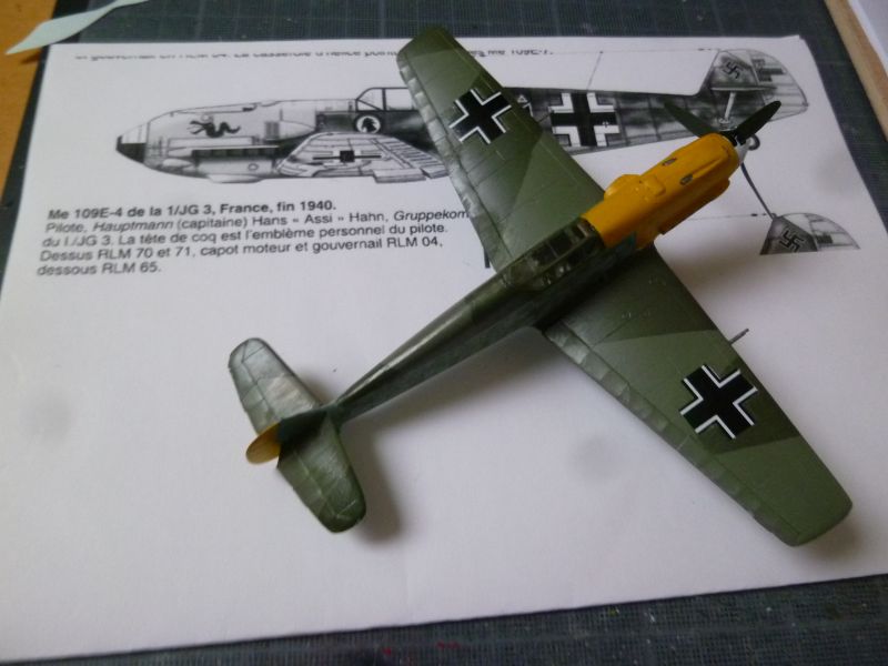 [Hasegawa] Messerschmitt Bf 109E-4 - 1/JG3 Hauptmann Hans Von Hahn --- F I N I - P1140656