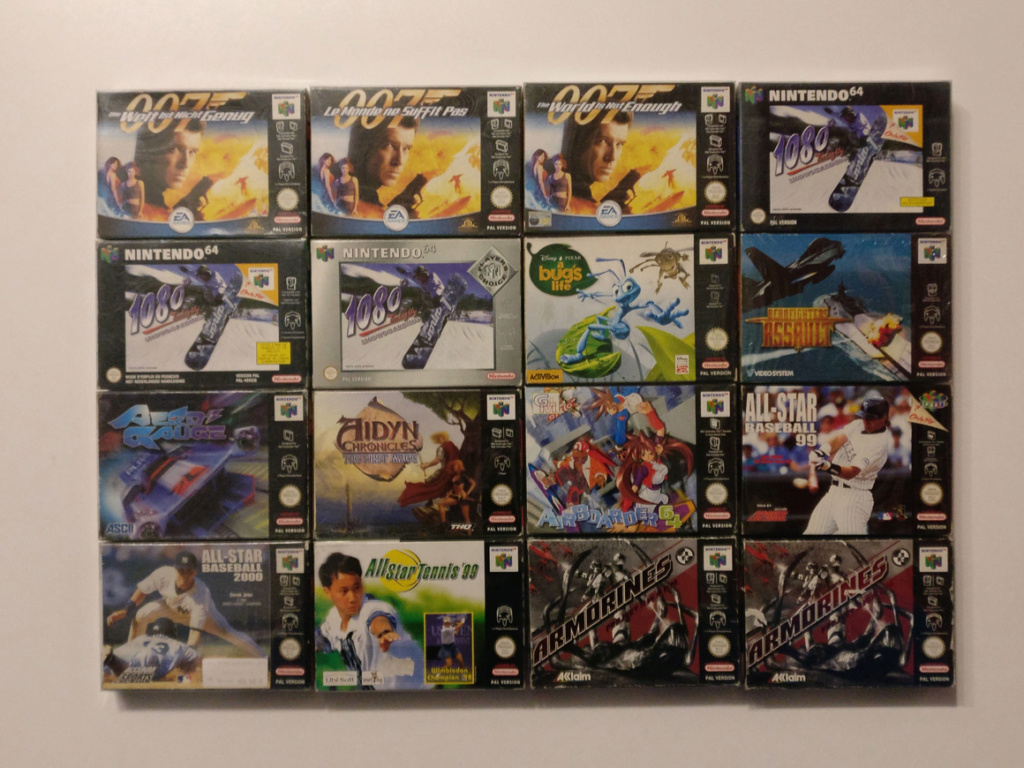 Collection Nintendo 64 (fullset PAL inside, 60+ photos) N64_je10